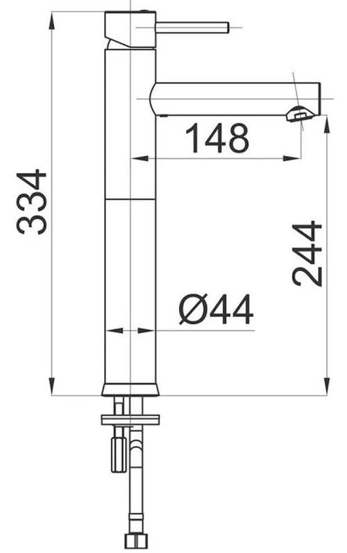 купить Смеситель для умывальника HERZ Fresh f11 lavoar inalta UH00048 в Кишинёве 