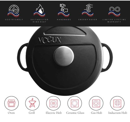 купить Кастрюля Voeux Kitchenware ST-160 24 см, Elegance в Кишинёве 