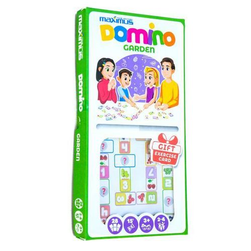 купить Настольная игра Maximus MX5490 Joc de masă Domino multicolor cu fructe, 28 dominouri в Кишинёве 
