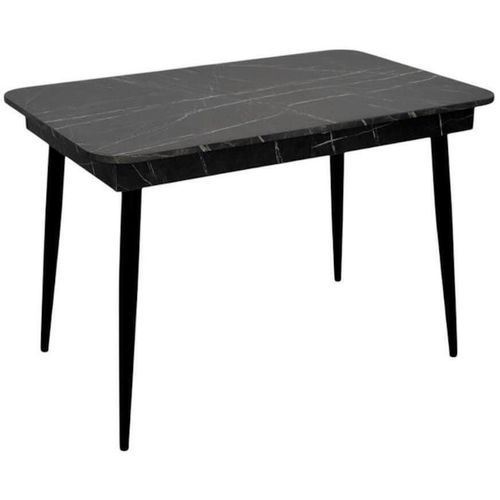 купить Стол Evelin di Costacurta DT-431-3R B, 110(150)х70х76см, Каркас/Опоры: Металл Черный в Кишинёве 