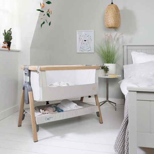 Кроватка-сosleeper Tutti Bambini Co-Sleeper CoZee Oak & Sterling Silver 