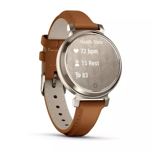 cumpără Ceas inteligent Garmin Lily® 2 Classic, Cream Gold with Tan Leather Band (010-02839-02) în Chișinău 