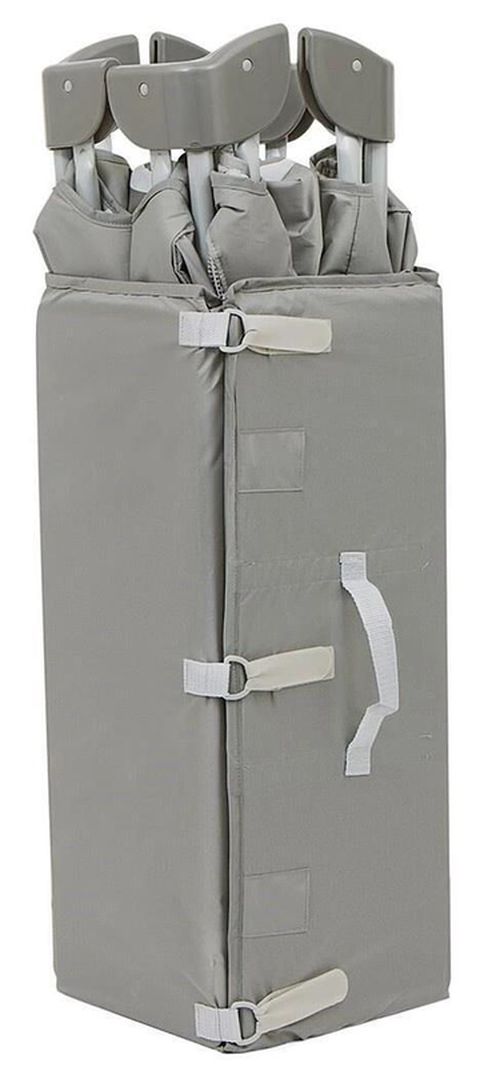 купить Манеж Joie P1206CAGFL000 Patut pliant cu 2 niveluri Allura Gray Flannel в Кишинёве 