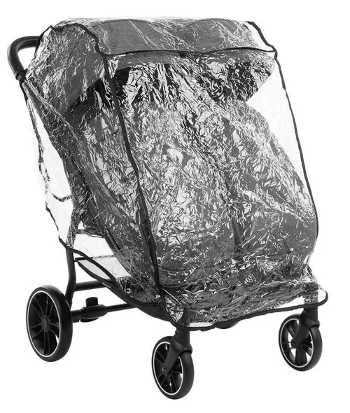 купить Детская коляска Kikka Boo 31001040010 Happy 2 Dark Grey, pentru gemeni в Кишинёве 