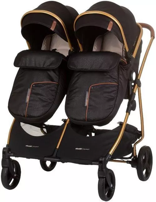 купить Детская коляска Chipolino Kbds02401og Duo Smart Obsidian / Gold в Кишинёве 