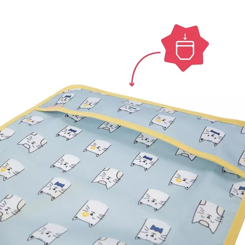 купить Слюнявчики Badabulle B007025 Albastra cu pisicute в Кишинёве 