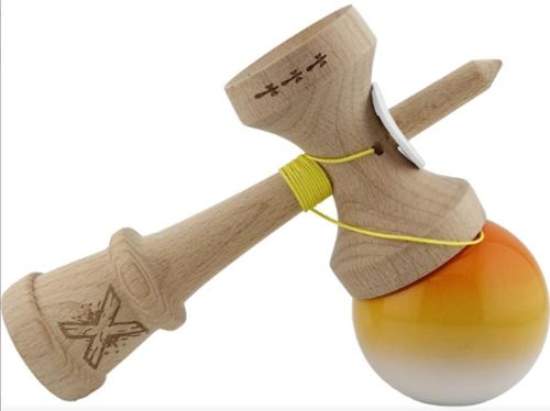 купить Активная игра Essa 165434 Kendama Super Sticky X Original, 7.5x6x18cm, Gradient portocaliu в Кишинёве 