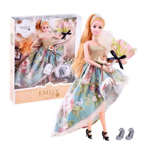 купить Кукла Essa QJ078D Păpușa Emily de vară cu buchet și accesorii в Кишинёве 