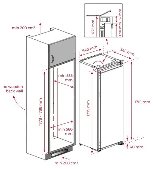cumpără Congelator încorporabil Teka RSF 73360 FI în Chișinău 