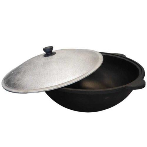 cumpără Ceaun grătar Rishtan Ceramic Uzbec WOK 22L cu capac, fonta în Chișinău 