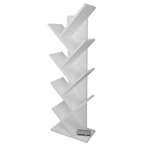 купить Офисный стеллаж Nex Home Дерево, 44x23.8x122 см, белое (15-11-01) в Кишинёве 