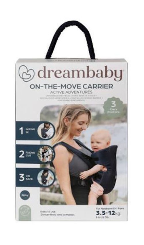 cumpără Marsupiu pentru copii Dreambaby G2477 On-The-Move Navy, рюкзак-переноска în Chișinău 