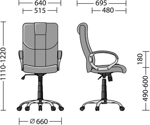 купить Офисное кресло Nowystyl Morfeo Tilt CHR68 (ECO-07) в Кишинёве 