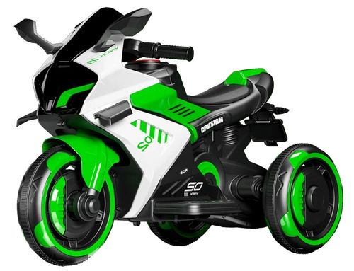 cumpără Mașină electrică pentru copii Richi (18528) Motocicleta verde pe acumulator pentru copii (W6) în Chișinău 
