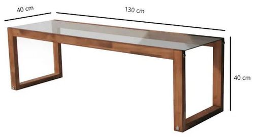 купить Тумба напольная для TV Trendy Via, Lemn 130x40x40cm в Кишинёве 