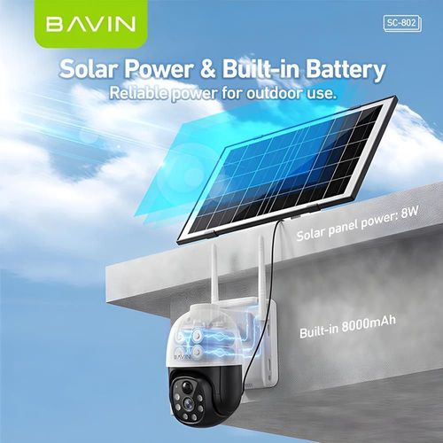 cumpără Cameră de supraveghere Bavin SC-802 Outdoor Solar Security Camera 5MP HD în Chișinău 