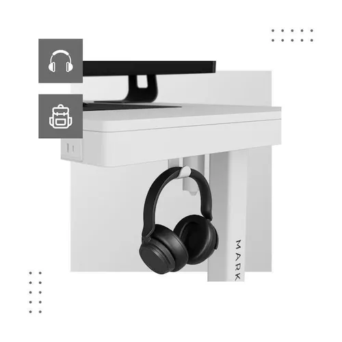 купить Стол компьютерный Mark Adler Leader 8.2 White в Кишинёве 