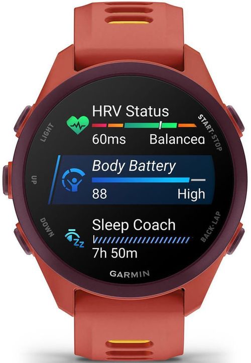cumpără Ceas inteligent Garmin Forerunner 170 Music, GPS, WiFi, Red Pink/Mango, WW (010-03920-13) în Chișinău 