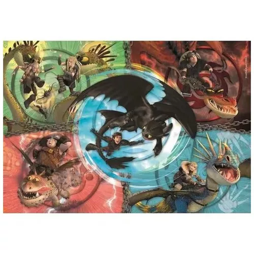 купить Пазл Clementoni Puzzle 104 Dragon Trainer 2025 (25035) в Кишинёве 