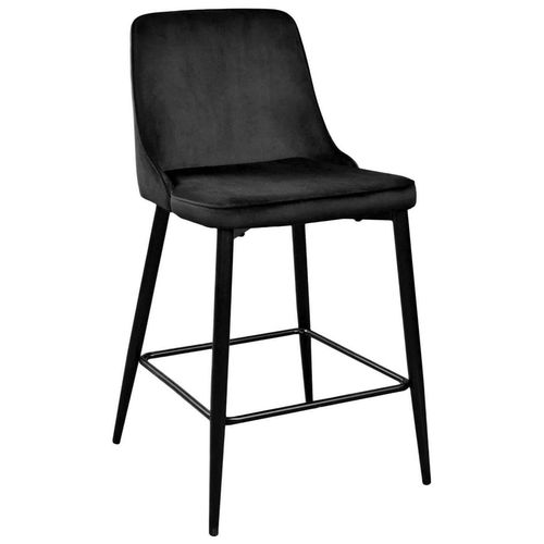 купить Барный стул Deco Clasic Small Black+Black legs в Кишинёве 