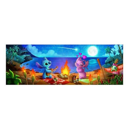 купить Пазл Clementoni Puzzle 1000 Panorama Disney Stitch (37061) в Кишинёве 