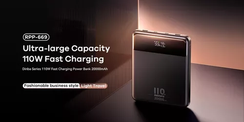 cumpără Acumulator extern USB (Powerbank) Remax RPP-669 20KmAh FC 110W Black în Chișinău 