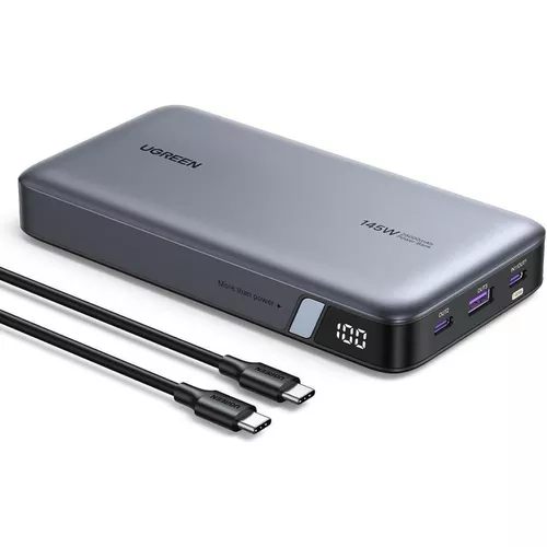 купить Аккумулятор внешний USB (Powerbank) Ugreen 90597A Flight Approved PD3.1 25000mAh, Grey в Кишинёве 