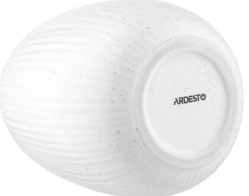 купить Ваза Ardesto AR3812W Apulia, 13.2х17.9см, фарфор, белый в Кишинёве 