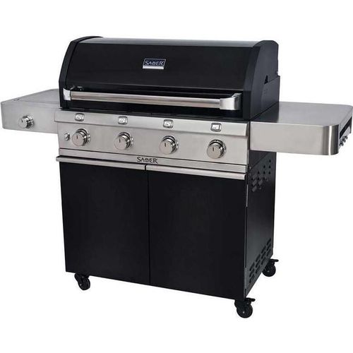купить Мангал Saber R67CC1117 CAST 670 4 Burner, TRU-Infrared, Black (pe gaz) в Кишинёве 