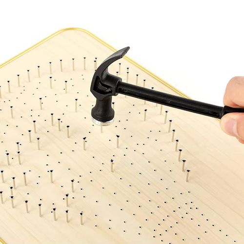 купить Набор для творчества miscellaneous DHBC28024 Set String Art 15x20 Floare roz в Кишинёве 