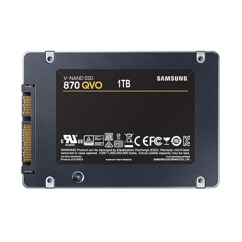 cumpără 1TB SSD 2.5" Samsung 870 QVO MZ-77Q1T0BW, Read 560MB/s, Write 530MB/s, SATA III 6.0Gbps (solid state drive intern SSD/внутрений высокоскоростной накопитель SSD) în Chișinău 