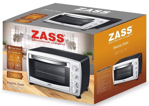 купить Печь электрическая компактная Zass ZEO 38 CR Silver в Кишинёве 