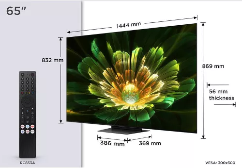 купить Телевизор TCL MiniLed Smart 65C79K, Ultra HD 4K в Кишинёве 