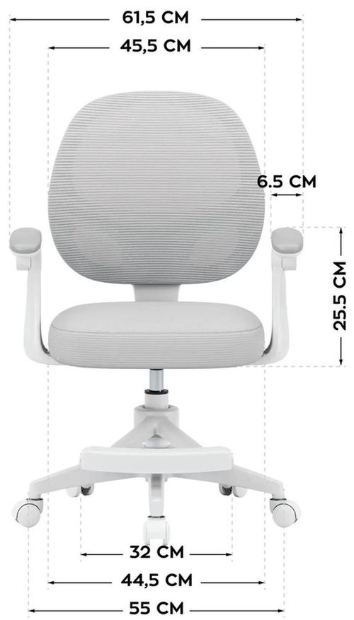 cumpără Fotoliu de birou Mark Adler Junior 3.1 Grey în Chișinău 