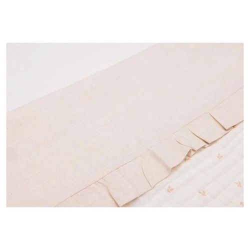 купить Детское постельное белье Jollein 008-524-66041 Cearsaf pentru patut Ruffle Natural, 120x150cm в Кишинёве 