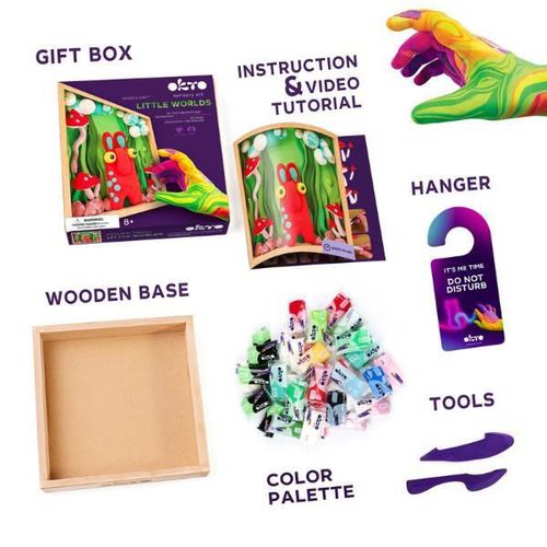 cumpără Set de creație Okto 20031 DIY Set de plastilină ușoară Lumi mici Trol în Chișinău 