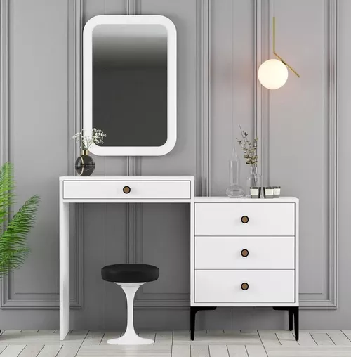 купить Туалетный столик Trendy Lizbon 549-Alb 124x84x40cm в Кишинёве 
