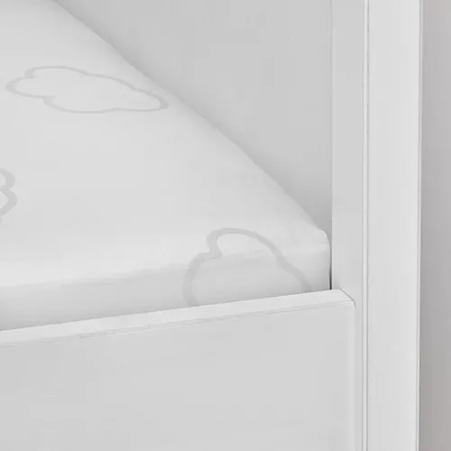 купить Детское постельное белье Ikea Ringduva 60x120 (Alb/Gri) в Кишинёве 