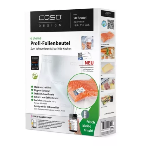 cumpără Accesoriu Sous Vide Caso 01220 Set 30x40сm, 50pcs în Chișinău 