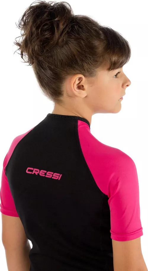 cumpără Accesoriu pentru înot Cressi-Sub Little Shark Jr Shorty Wetsuit S/L 2mm Black/Pink Y 7/8 (Dg003105) în Chișinău 
