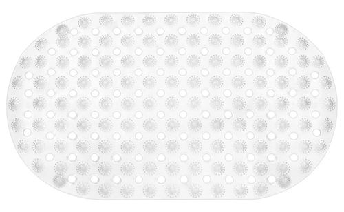 cumpără Covoraș de baie Bisk 05194 antiderapant, 39x69, alb, PURE în Chișinău 