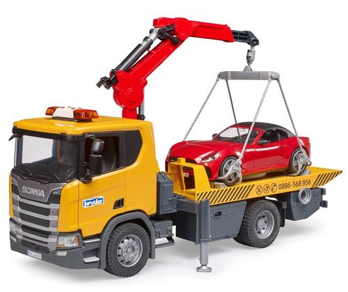 cumpără Mașină Bruder 3552 Scania Super 560R cu autoturism, 53991 în Chișinău 