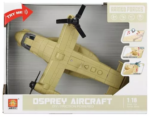 cumpără Mașină Wenyi WY491B 1:16 Avion cu inerție Osprey aircraft (lumină / sunet) în Chișinău 