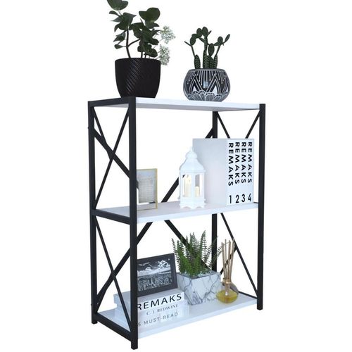 купить Стеллаж Remaks 3 Shelf Metal White в Кишинёве 