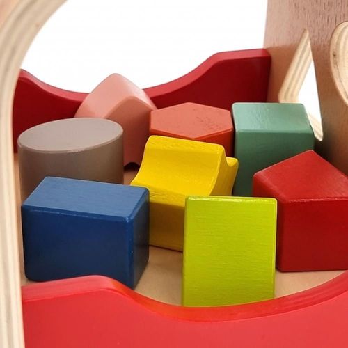 купить Головоломка Tooky Toy R25 /13 (71038) Деревянный сортер Коровка TF216 в Кишинёве 