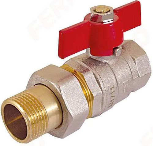 купить Запорная арматура Ferro Robinet bila cu olandez 1/2" MF KS1 // KFPS1 в Кишинёве 