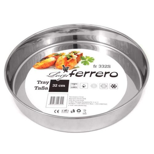 купить Форма для выпечки Luigi Ferrero 250102 Stainless steel tray 32cm в Кишинёве 
