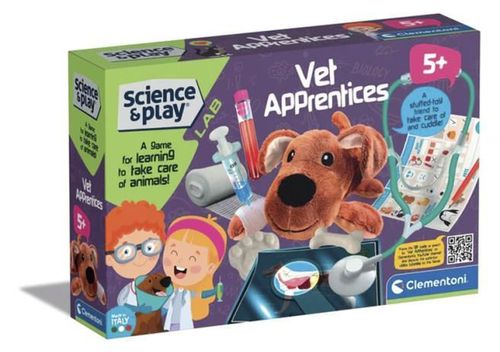 купить Игрушка Clementoni Set de joaca SOS Veterinary Science & Play (61551) в Кишинёве 