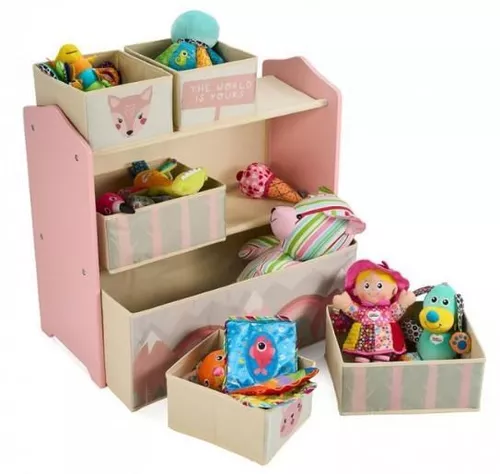 купить Короб для хранения U-Grow UGMDU06-PKF Dulap de depozitare pentru jucării Pink Forest в Кишинёве 