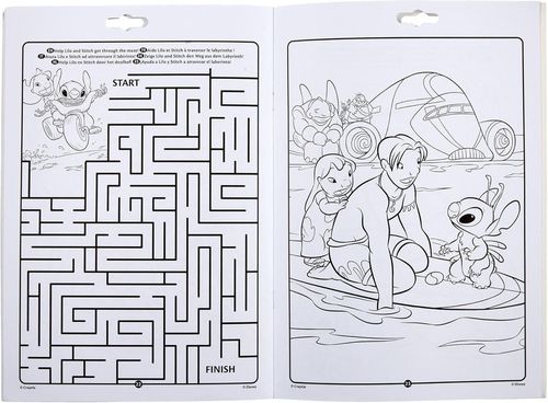 купить Набор для творчества Crayola 04-0865G Coloring&Activity Album Lilo&Stitch в Кишинёве 
